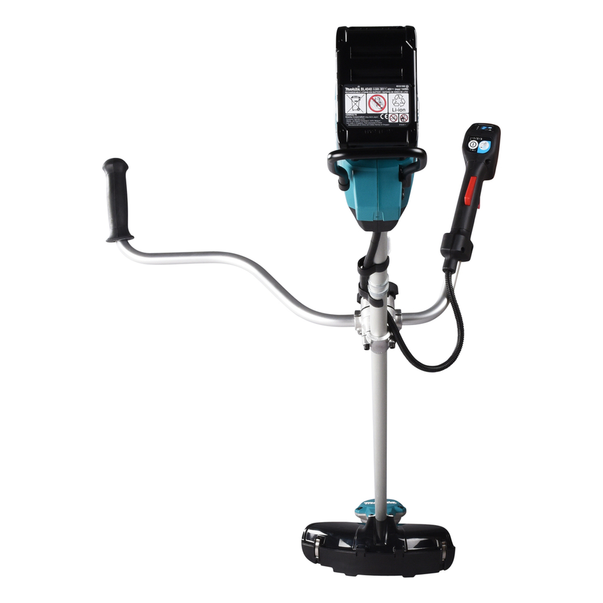 MAKITA 40V belaidis trimeris su trimis greičiais ir atbuline eiga