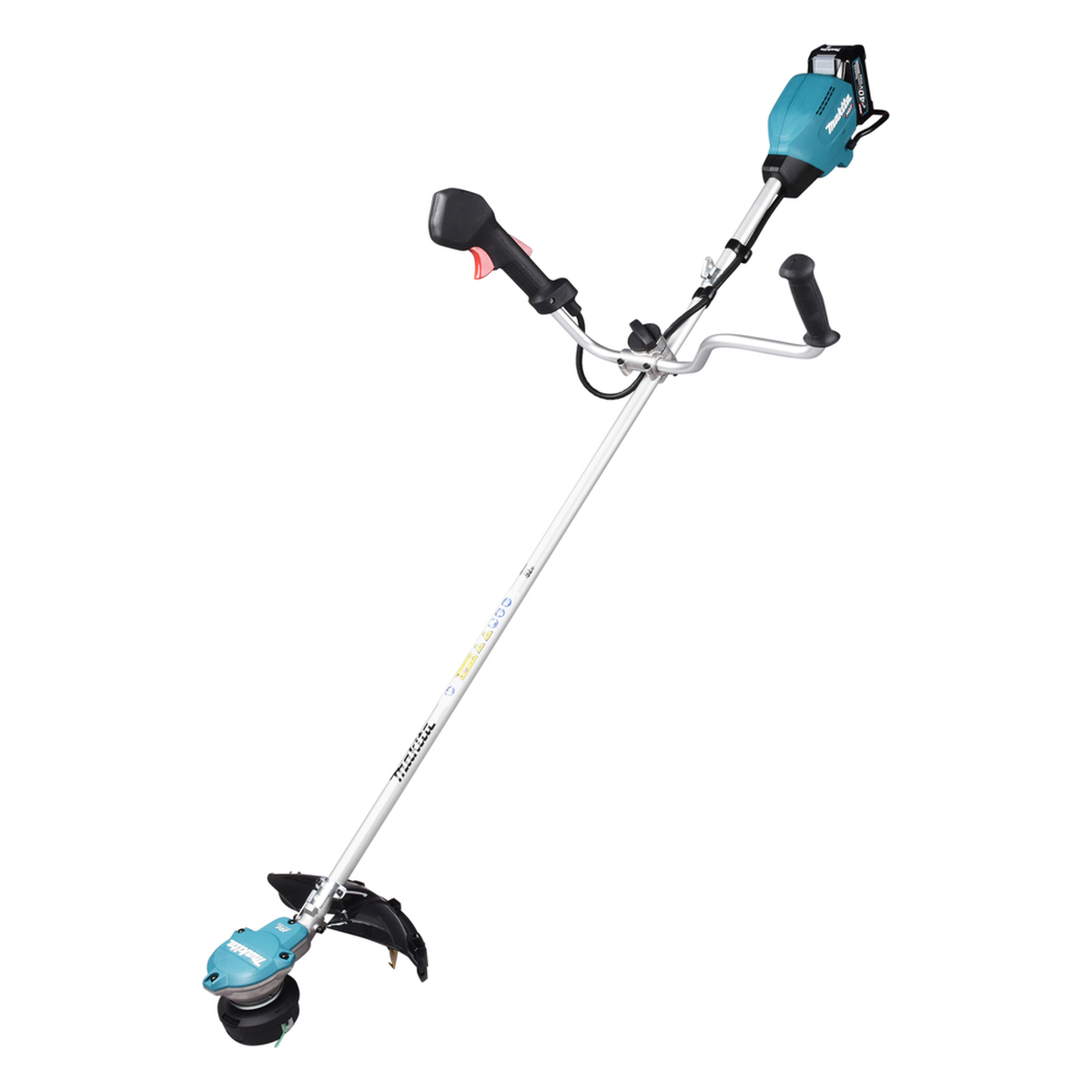 MAKITA 40V trimerio dviračio tipo rankena patogiam darbui