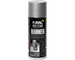 DAŽAI AEROROZOLINIAI INRAL HAMMER 400ML SIDABRINĖS SPALVOS