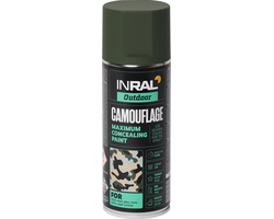 DAŽAI AEROZOLINIAI INRAL CAMOUFLAGE 400ML CHAKI SPALVOS RAL6031