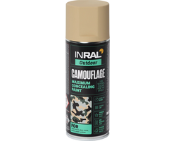 DAŽAI AEROZOLINIAI INRAL CAMOUFLAGE 400ML SMĖLIO SPALVOS RAL1001