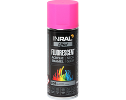 DAŽAI AEROZOLINIAI INRAL FLUORESCENT 400ML ROŽINĖS SPALVOS