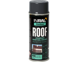 DAŽAI AEROZOLINIAI INRAL ROOF 400ML ANTRACITO PILKOS SPALVOS RAL7016