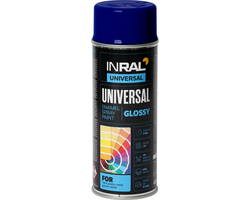 DAŽAI AEROZOLINIAI INRAL UNIVERSAL 400ML TAMSIAI MĖLYNOS SPALVOS RAL5002