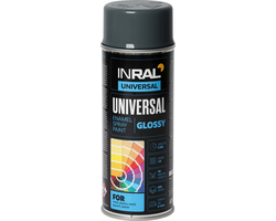 DAŽAI AEROZOLINIAI INRAL UNIVERSAL 400ML GRAFITO PILKOS SPALVOS RAL7024