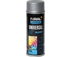 DAŽAI AEROZOLINIAI INRAL UNIVERSAL 400ML ALIUMINIO SPALVOS RAL9006
