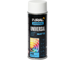 DAŽAI AEROZOLINIAI INRAL UNIVERSAL 400ML BALTOS SPALVOS RAL9003