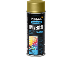 DAŽAI AEROZOLINIAI INRAL UNIVERSAL 400ML PERLAMUTRINO AUKSO SPALVOS RAL1036