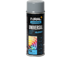 DAŽAI AEROZOLINIAI INRAL UNIVERSAL 400ML ŠVIESIAI PILKA SPALVA RAL7046
