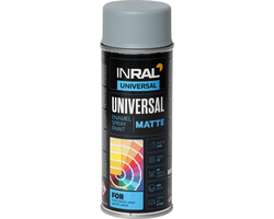 DAŽAI AEROZOLINIAI INRAL UNIVERSAL 400ML ŠVIESIAI PILKOS SPALVOS RAL7046