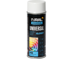 DAŽAI AEROZOLINIAI INRAL UNIVERSAL 400ML BALTOS SPALVOS RAL9003