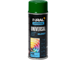 DAŽAI AEROZOLINIAI INRAL UNIVERSAL 400ML SAMANINĖS SPALVOS RAL6005