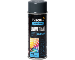 DAŽAI AEROZOLINIAI INRAL UNIVERSAL 400ML ANTRACITO PILKOS SPALVOS RAL7016