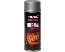 DAŽAI KARŠČIUI ATSPARŪS AEROZOLINIAI INRAL THERMAL 400ML ALIUMINIO SPALVOS
