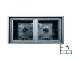 DĖŽUTĖ/RĖMELIS DVIEVIETIS LIREGUS MODERN JUODA SPALVA PMD-002.M/BM