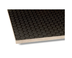 FANERA DRĖGMEI ATSPARI 1250X2500X (ĮV. STORIAI) KORĖTA/LYGI WT/F RUDA HEKSA