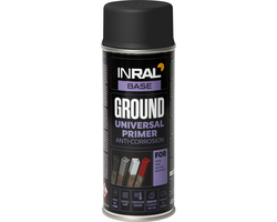 GRUNTAS ANTIKOROZINIS AEROZOLINIS INRAL GROUND 400ML JUODOS SPALVOS