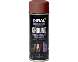 GRUNTAS ANTIKOROZINIS AEROZOLINIS INRAL GROUND 400ML RAUDONOS SPALVOS