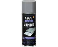 GRUNTAS METALUI APSAUGINIS AEROZOLINIS INRAL ALU PRIMER 400ML PILKOS SPALVOS