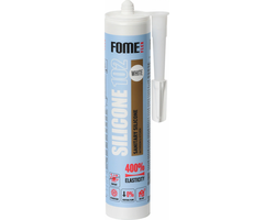 HERMETIKAS FOME FLEX SANITARY SILICONE 102 310ML BALTOS SPALVOS