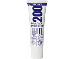 KLIJAI MONTAŽINIAI POINT 200 ACRYL TACK INTERIOR 80ML BALTOS SPALVOS