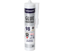KLIJAI MONTAŽINIAI POINT 98 280ML SMĖLIO SPALVOS