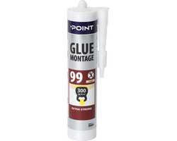 KLIJAI MONTAŽINIAI POINT 99 280ML SMĖLIO SPALVOS