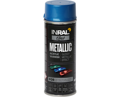 LAKAS AKRILINIS AEROZOLINIS INRAL METALLIC 400ML MĖLYNOS SPALVOS