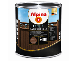 LAZŪRA MEDIENAI ALPINA AQUA HOLZLASUR 10L RIEŠUTMEDŽIO SPALVOS