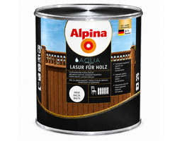 LAZŪRA MEDIENAI ALPINA AQUA HOLZLASUR 10L BALTOS SPALVOS