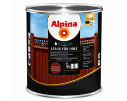 LAZŪRA MEDIENAI ALPINA AQUA HOLZLASUR 10L RAUDONMEDŽIO SPALVOS