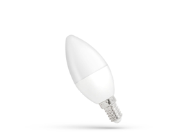 LEMPUTĖ LED C37 6W E14 500LM 4000K SPECTRUM