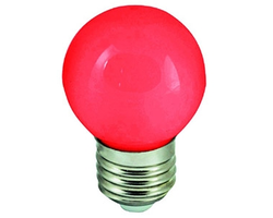 LEMPUTĖ LED G45 1W E27 RAUDONOS SPALVOS SPECTRUM