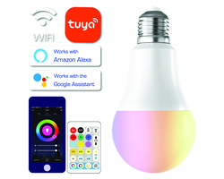 LEMPUTĖ LED SU VALD. PULTELIU A60 9W E27 806LM 3000K-6500K SPECTOR LIGHT