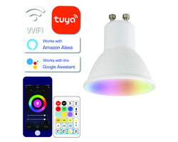 LEMPUTĖ LED SU VALDYMO PULTELIU GU10 5W 400LM 3000K-6500K SPECTOR LIGHT