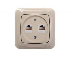 LIZDAS DVIVIETIS KOMPIUTERIO LIREGUS ALFA SMĖLIO SPALVA BE RĖMELIO IKL-002-01.A/S