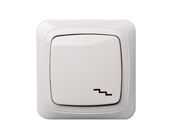 PERJUNGIKLIS VIENO KLAVIŠO LIREGUS ALFA BALTA SPALVA BE RĖMELIO IP6.10-001-01.A/B