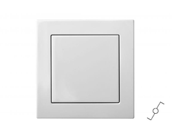 PERJUNGIKLIS VIENO KLAVIŠO LIREGUS EPSILON BALTA SPALVA BE RĖMELIO IP6.10-001-01.E/B