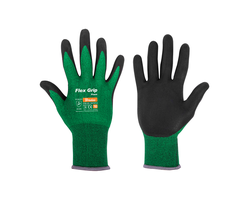 PIRŠTINĖS APSAUGINĖS FLEX GRIP FOAM D-10 ŽALIOS SPALVOS