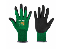 PIRŠTINĖS APSAUGINĖS FLEX GRIP FOAM D-11 ŽALIO SPALVOS