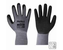 PIRŠTINĖS LATEKSINĖS PERFECT GRIP GRAY D-9 PILKOS SPALVOS