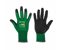 PIRŠTINĖS APSAUGINĖS FLEX GRIP FOAM D-9 ŽALIOS SPALVOS
