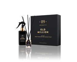 RINKINYS NAMŲ KVAPAS SU LAZDELĖMIS IR PURŠKIAMAS NAMŲ KVAPAS OLD MILLION AROMATIC 89