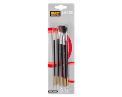 RINKINYS PLOKŠČIŲ IR APVALIŲ TEPTUKŲ HARDY MINI 5VNT