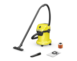 SIURBLYS DRĖGNO IR SAUSO VALYMO KARCHER WD 3 V-17/4/20 1.628-130.0