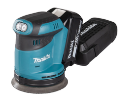 ŠLIFUOKLIS EKSCENTRINIS AKUMULIATORINIS MAKITA DBO180Z 18V 125MM
