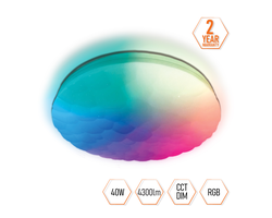 ŠVIESTUVAS LED 40+8W 4300LM 3000-6500K