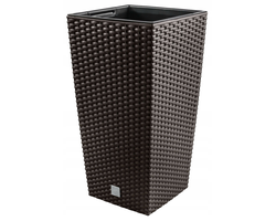 VAZONAS PLASTIKINIS 24CM RATO SQUARE UMBER