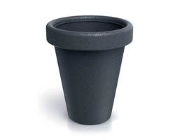 VAZONAS PLASTIKINIS 40CM ORIGINA ANTRACITO SPALVOS