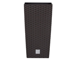 VAZONAS PLASTIKINIS 40CM RATO SQUARE UMBER